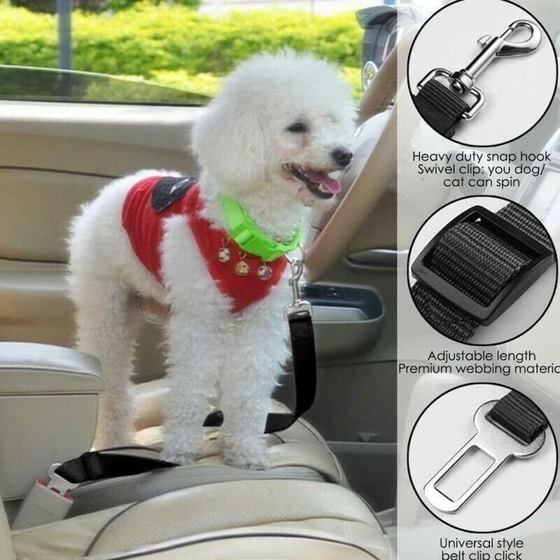 Pawlure™ 2-Pack Pet Travel Seatbelt